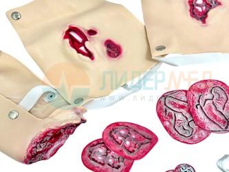 ТРАВМО-КИТ 1 Набор модулей-симулянторов для имитации травм и ранений (17 шт.)